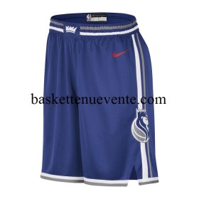Basket Sacramento Kings Shorts Nike 2023-2024 City Edition Bleu Swingman - Homme